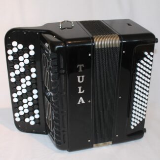C system 80 bass chromatic button accordion with free bass converter - upright view